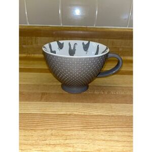 Primitives by Kathy Gray White Chicken Rooster Mug